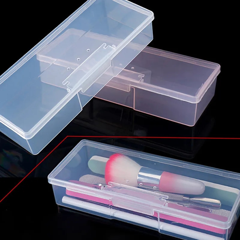 Pen Holder Organizer - กล่องเก็บเล็บอุปกรณ์เล็บOrganizerภาชนะพลาสติกเล็บRhinestoneแปรงปากกาบัฟเฟอร์บดไฟล์กล่องเก็บ