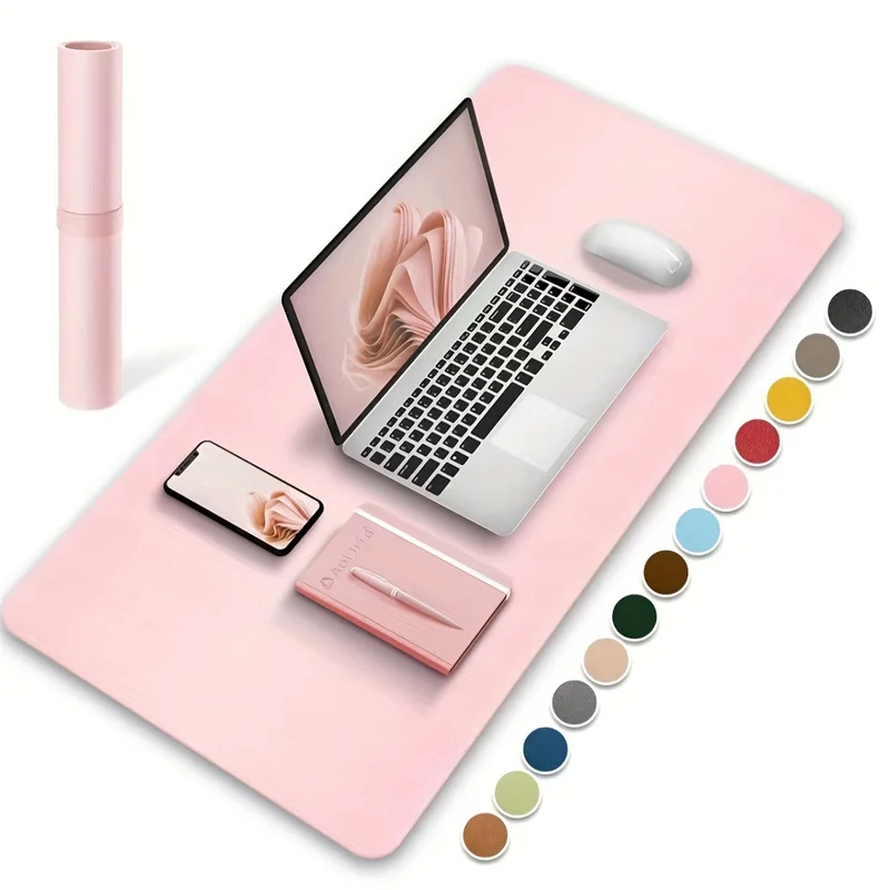 Home Office Keyboard And Mouse - 1 ชิ้นขนาดใหญ่ขนาด 600*300 มม.แผ่นรองโต๊ะทำงาน PU หนังกันน้ำแผ่นรองเม้าส์เดสก์ท็อปคีย์บอร์ดแผ่นรองเม้าส์สำหรับเล่นเกม