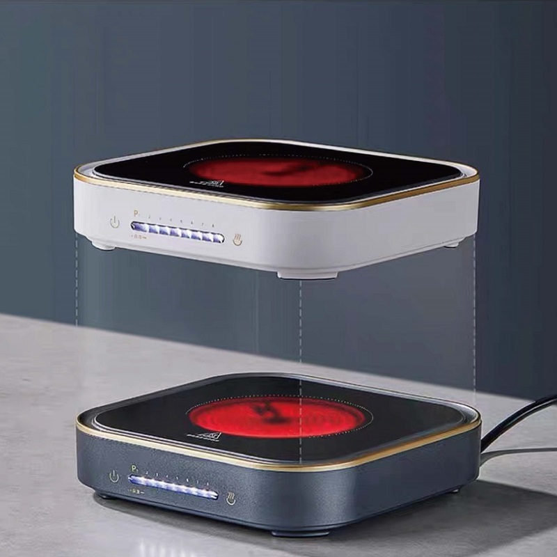 Home Office Gear - 1000W ไฟฟ้าเตาเซรามิค 8 เกียร์ชา/กาแฟไฟฟ้าจานร้อนเครื่องทําน้ําอุ่นเดือดสมาร์ทสํานักงานชาเครื่อง 220V