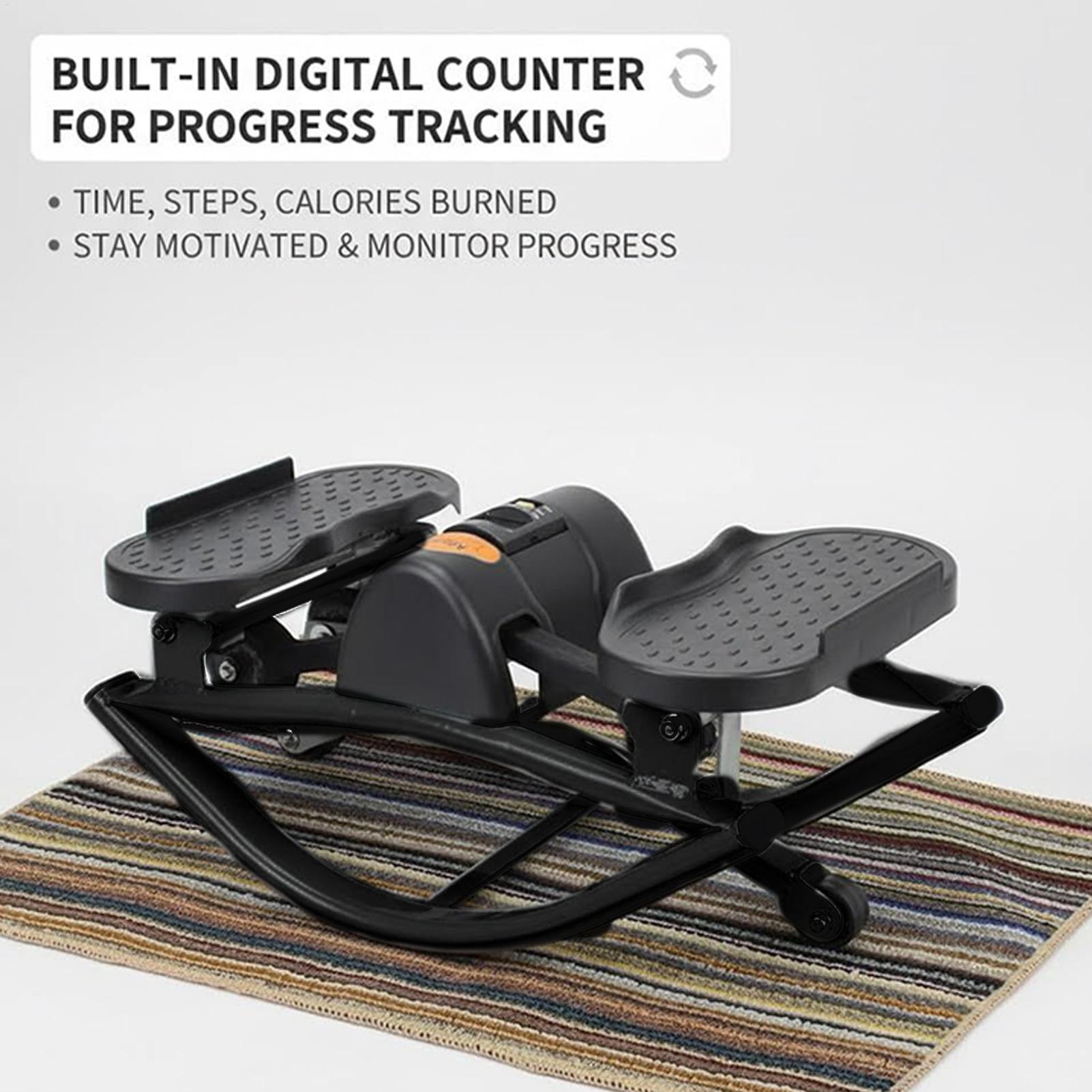 Home Office Gear - เครื่องออกกำลังกายแบบสเต็ปเปอร์แบบพกพา เงียบ สำหรับใช้ในบ้าน อพาร์ทเมนต์ หอพัก สำนักงาน