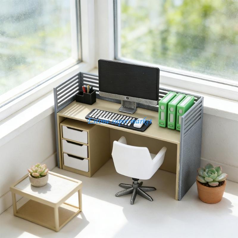 090B โต๊ะคอมพิวเตอร์จิ๋วพร้อมเ - Home Office Architecture บทวิจารณ์และราคา