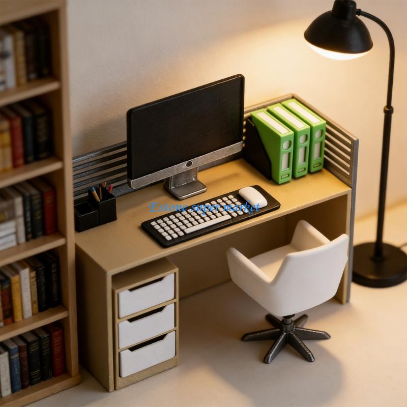 090B โต๊ะคอมพิวเตอร์จิ๋วพร้อมเ - Home Office Architecture บทวิจารณ์และราคา