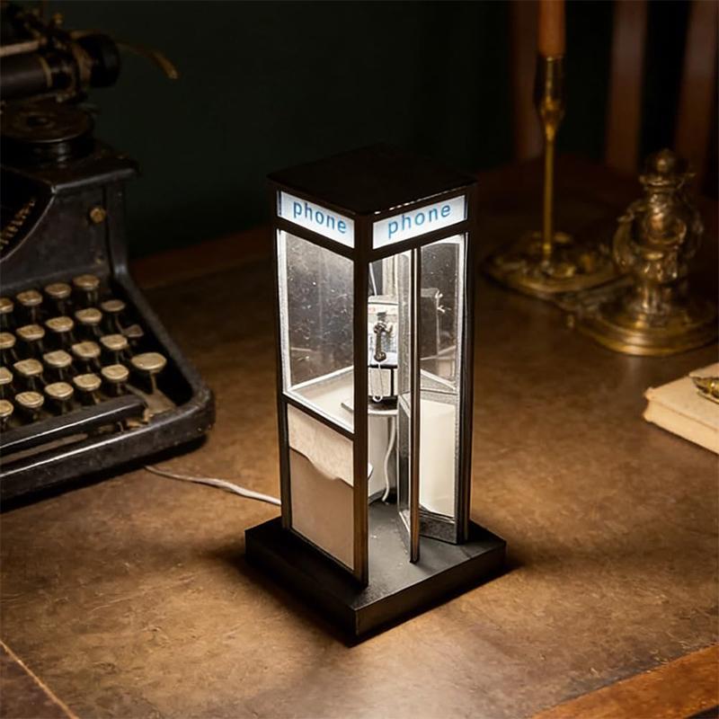 โคมไฟตั้งโต๊ะสไตล์วินเทจทรงโทร - Home Office British บทวิจารณ์และราคา