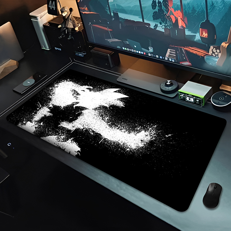 แผ่นรองเมาส์อนิเมะ DBZ สีดำ ลา - Home Office Keyboard And Mouse บทวิจารณ์และราคา