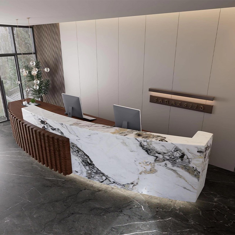 โต๊ะต้อนรับหรูหราสำหรับจัดแสดง - Home Office Tienda บทวิจารณ์และราคา