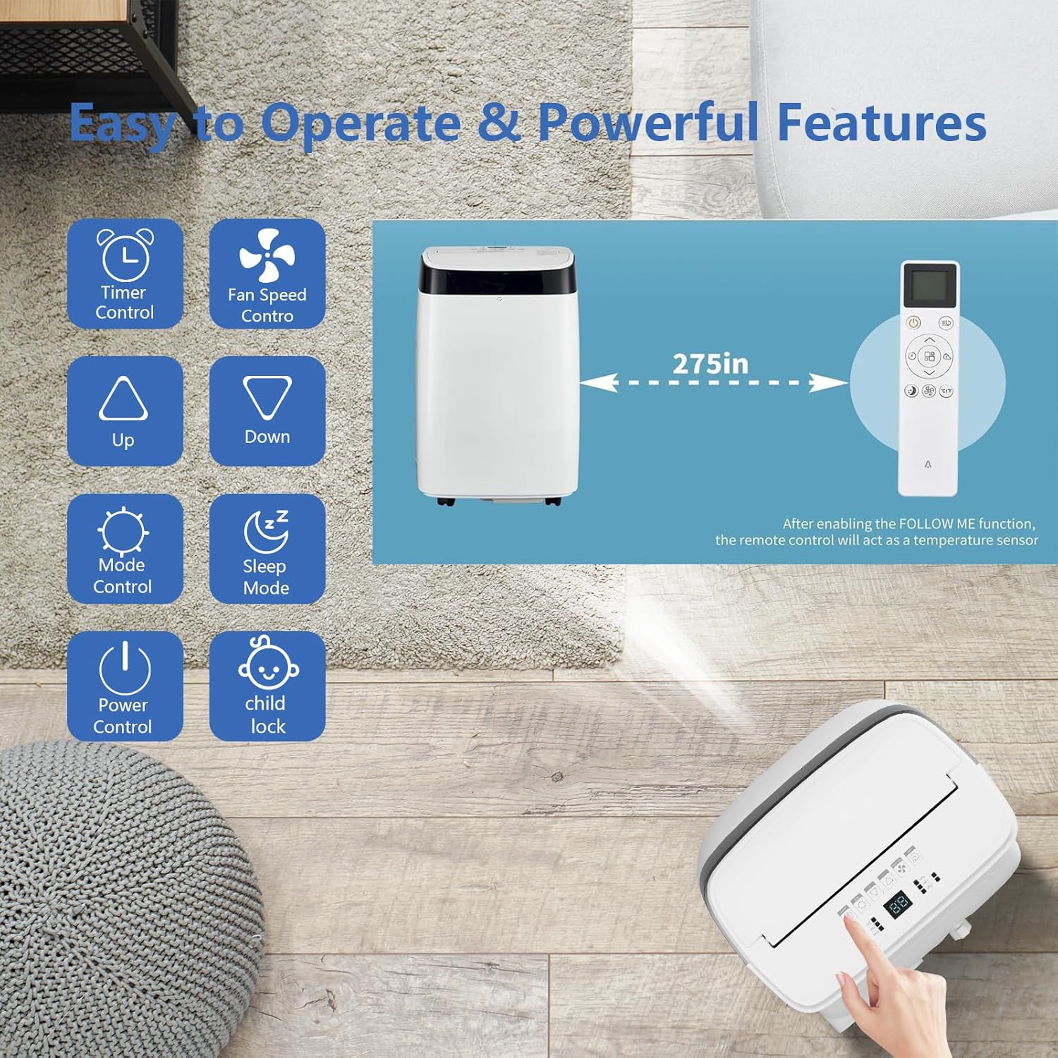 เครื่องปรับอากาศแบบพกพา, เครื่ - Home Office British บทวิจารณ์และราคา