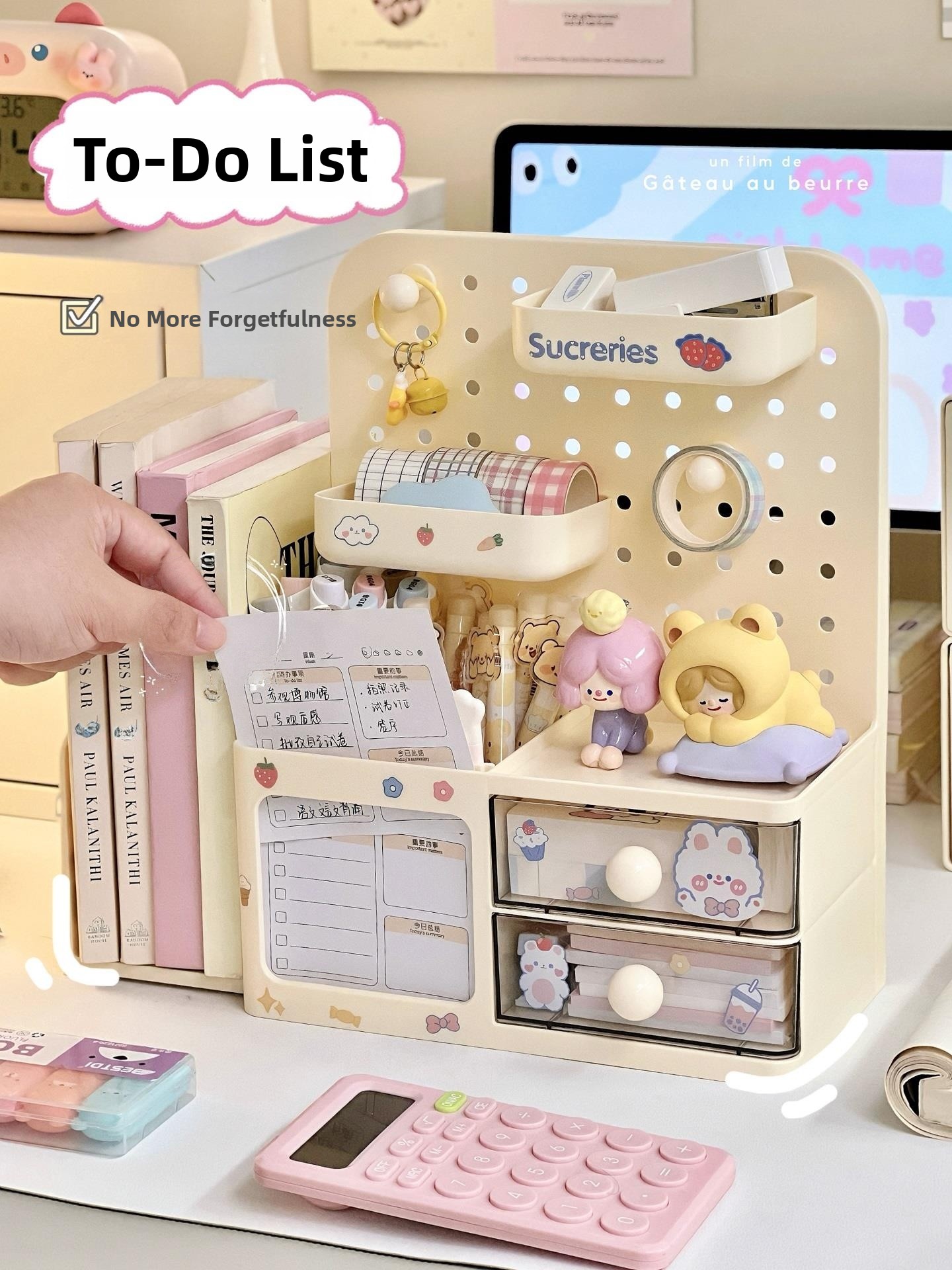 กล่องเก็บของแบบเจาะรูสำหรับวาง - Pen Holder Organizer บทวิจารณ์และราคา