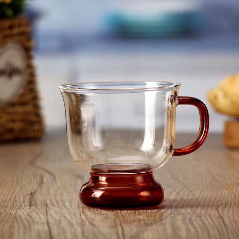 แก้วกาแฟแก้วใสสไตล์เรโทรอังกฤษ - Home Office British บทวิจารณ์และราคา