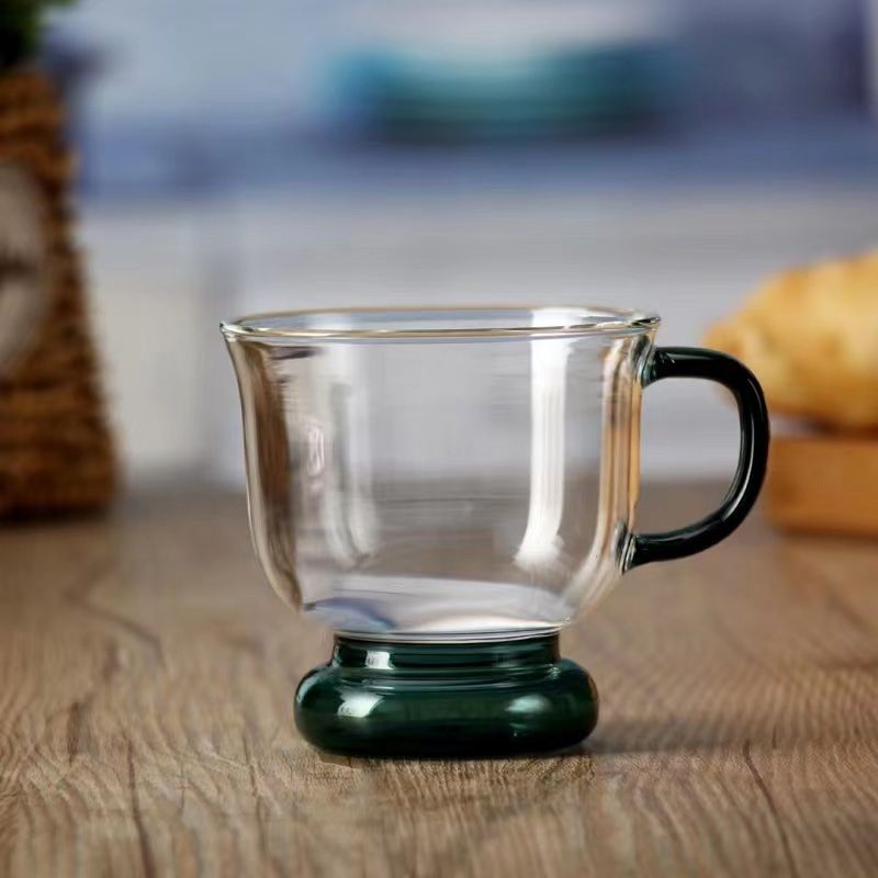 แก้วกาแฟแก้วใสสไตล์เรโทรอังกฤษ - Home Office British บทวิจารณ์และราคา