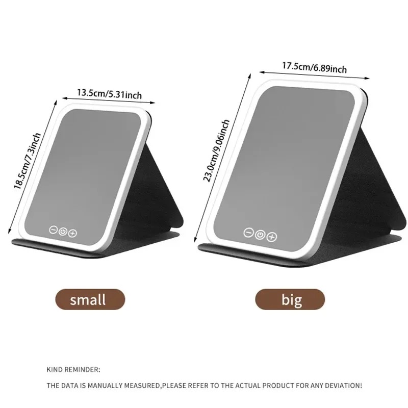 กระจกแต่งหน้าแบบพับได้แบบพกพา  - Home Office Gear บทวิจารณ์และราคา