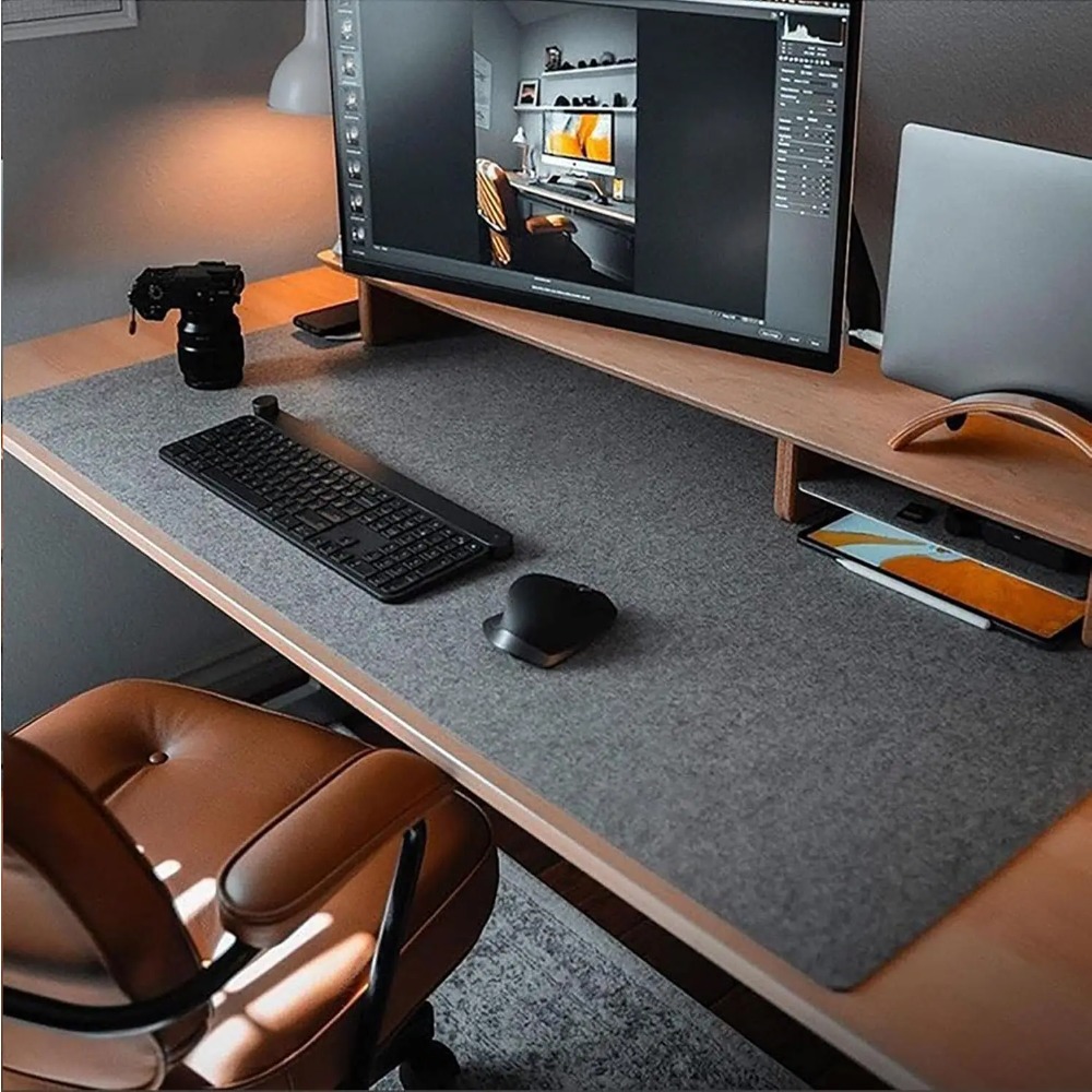 แผ่นรองโต๊ะทำงาน แผ่นรองคอมพิว - Home Office Keyboard And Mouse บทวิจารณ์และราคา