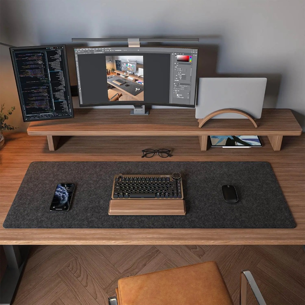 แผ่นรองโต๊ะทำงาน แผ่นรองคอมพิว - Home Office Keyboard And Mouse บทวิจารณ์และราคา