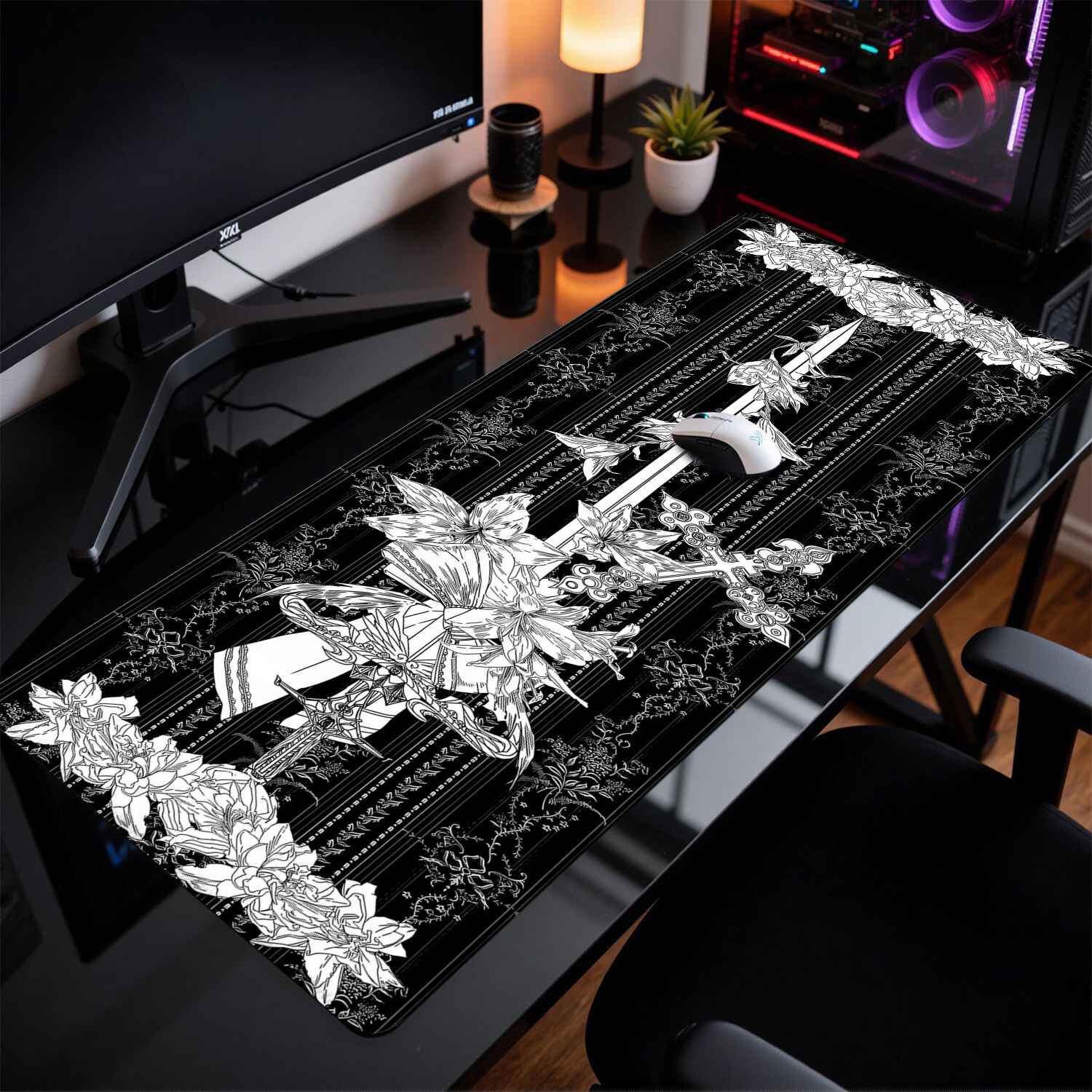แผ่นรองเมาส์ลายอาคารโกธิค Divi - Home Office Keyboard And Mouse บทวิจารณ์และราคา