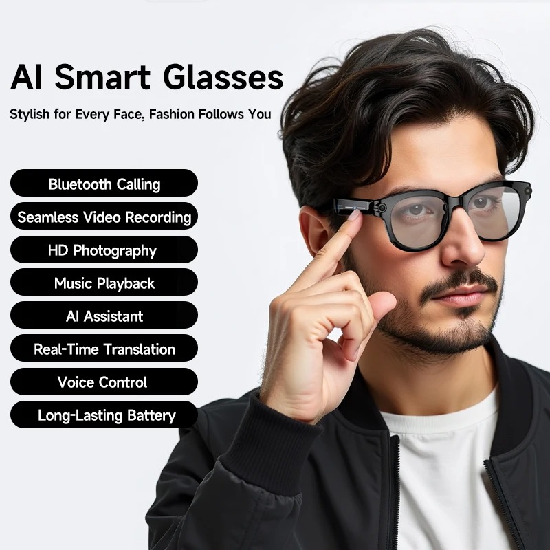 แว่นตาอัจฉริยะ AI ปี 2026 ความ - Webcam Hd 1080P บทวิจารณ์และราคา