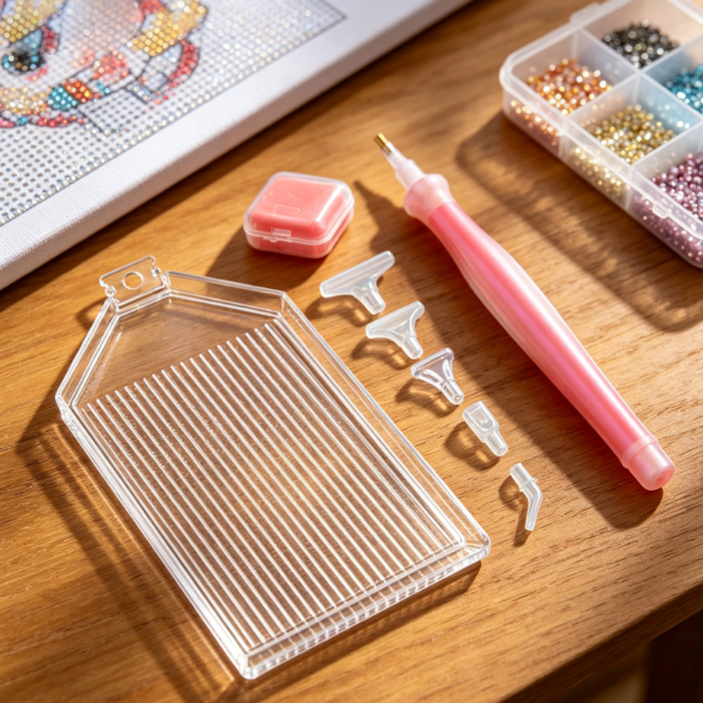 ชุดอุปกรณ์เพ้นท์เพชร ถาดใส่ปาก - Pen Holder Organizer บทวิจารณ์และราคา