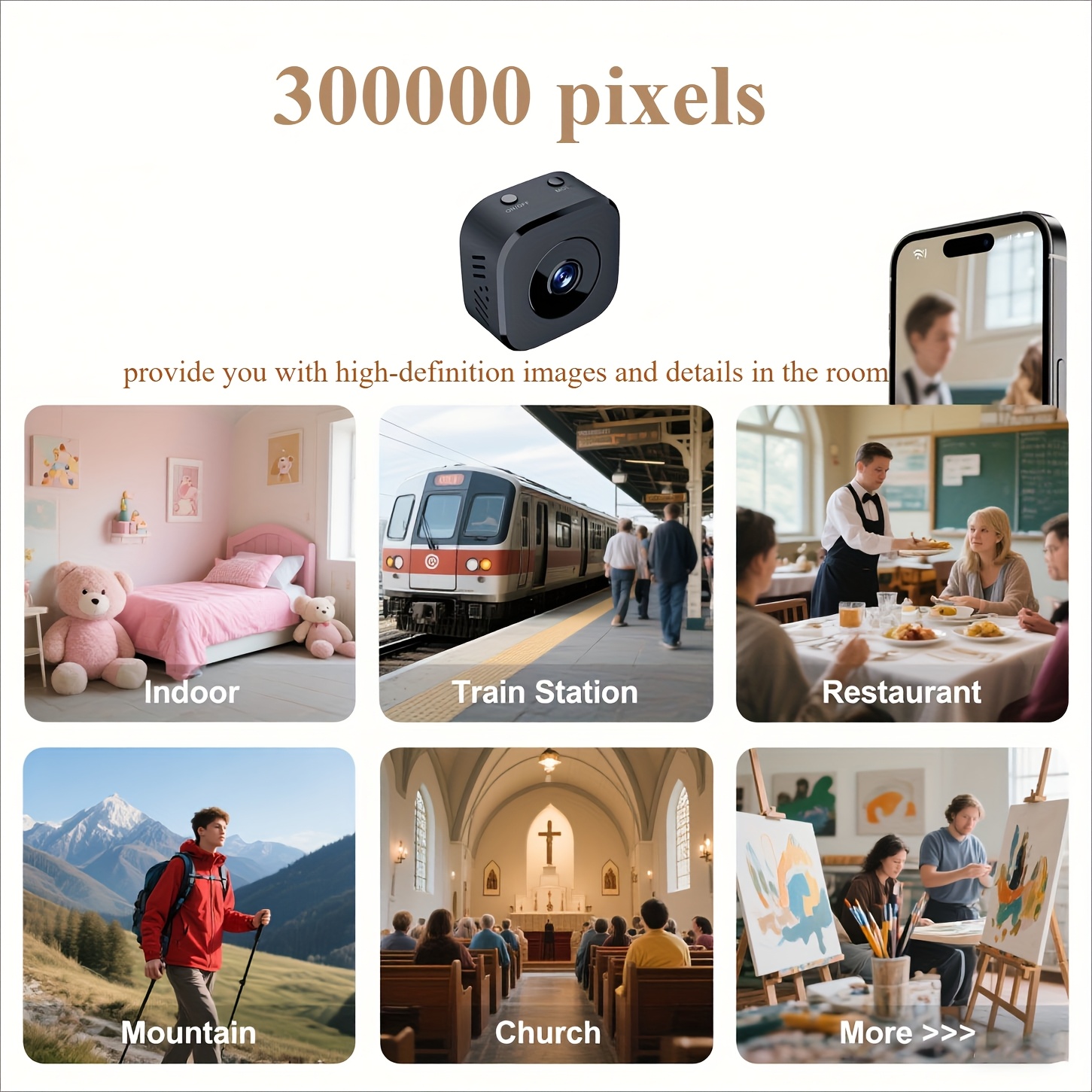 1080P HD Mini WiFi กล้องความปล - Webcam Hd 1080P บทวิจารณ์และราคา