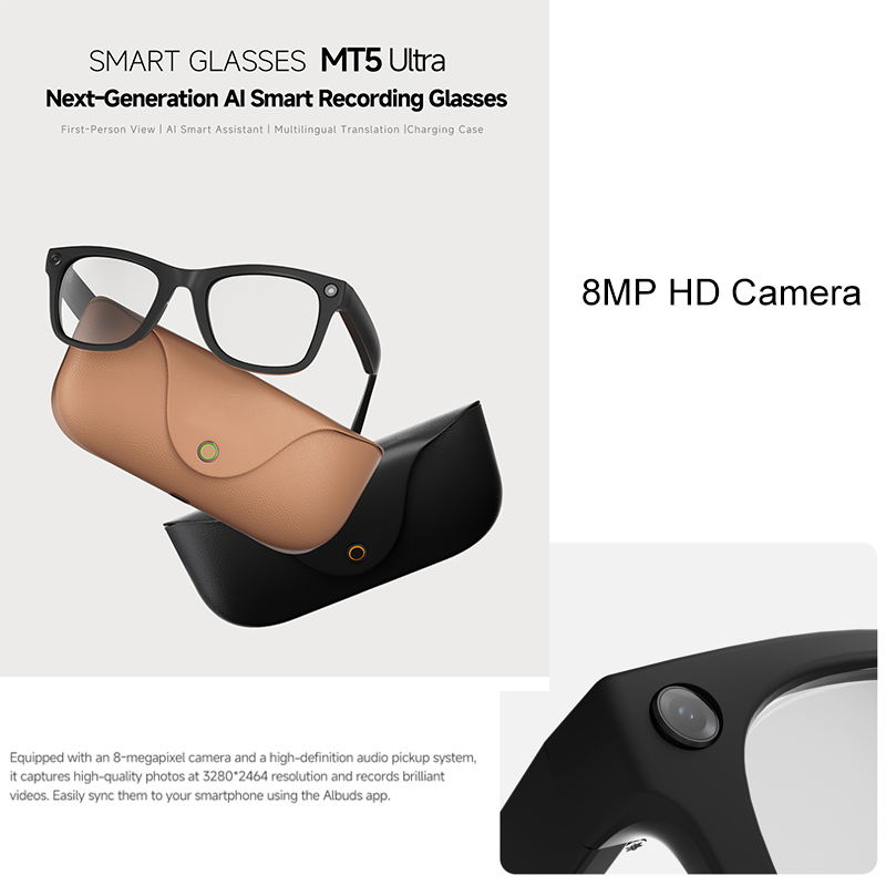 แว่นตาอัจฉริยะหนังแท้ปี 2026 พ - Webcam Hd 1080P บทวิจารณ์และราคา